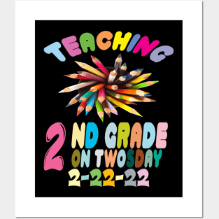 Twosday 2022, Teaching 2nd Grade On Twosday 2-22-22 Posters and Art